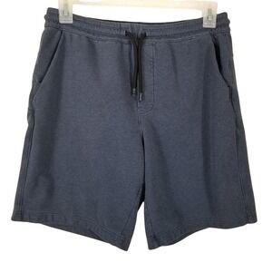 Public Rec All Day Every Day Shorts Mens 34 Navy Blue Heather Pima Cotton Blend